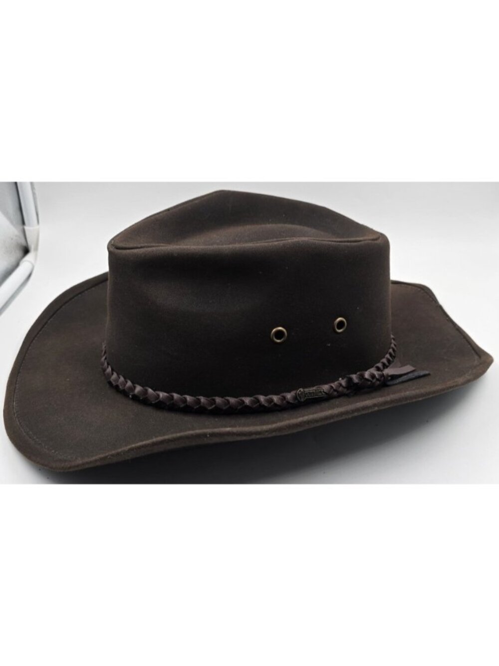 Outback Trading Company 1486 Grizzly Oilskin Hat Leather Band Outdoor Men's XL